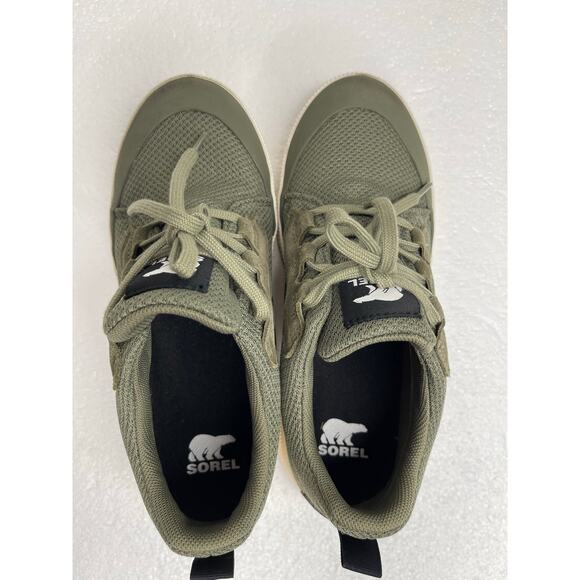 Sorel women’s Out N About III waterproof low sneakers olive green size 8 - Picture 4 of 9